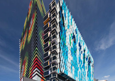 Waterfall Apartments Bouverie St Cladding 2
